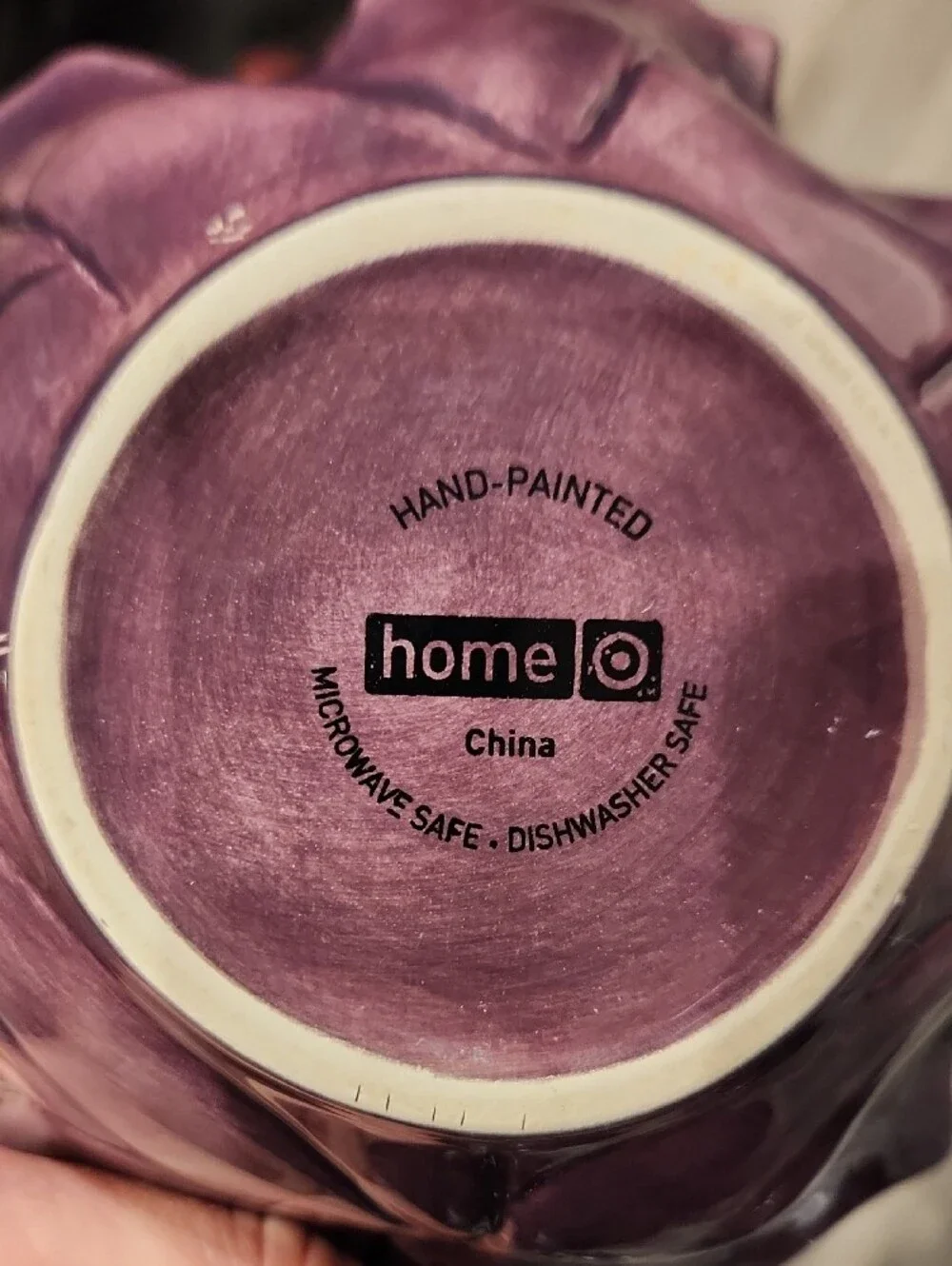 Home Leaf-Shaped Decorative Bowl in Deep Plum